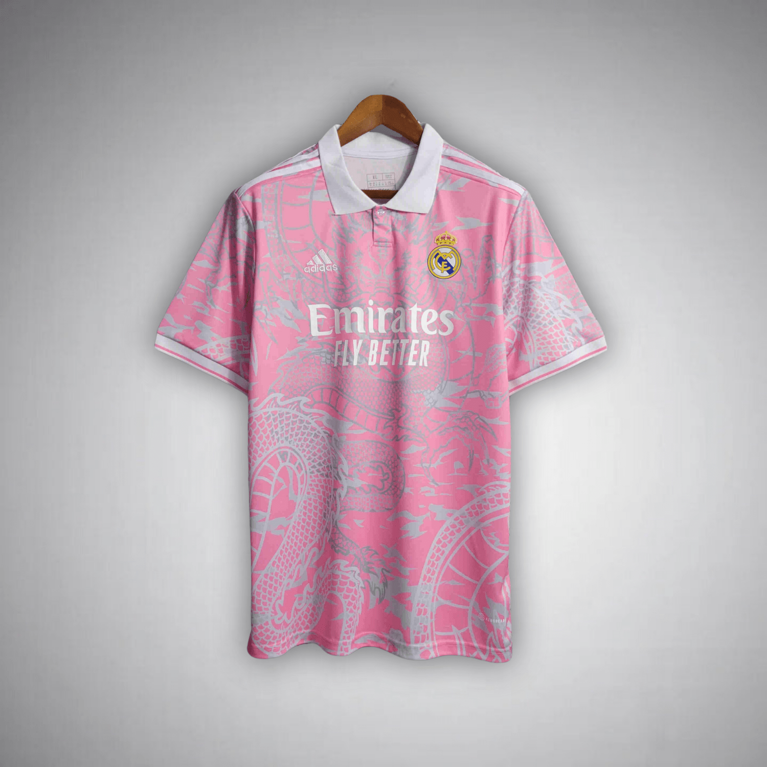 Real Madrid Pink Dragon Shirt