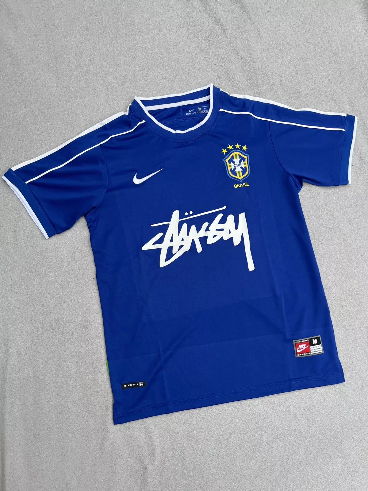 1998 Stussy Brazil World Cup Away Shirt