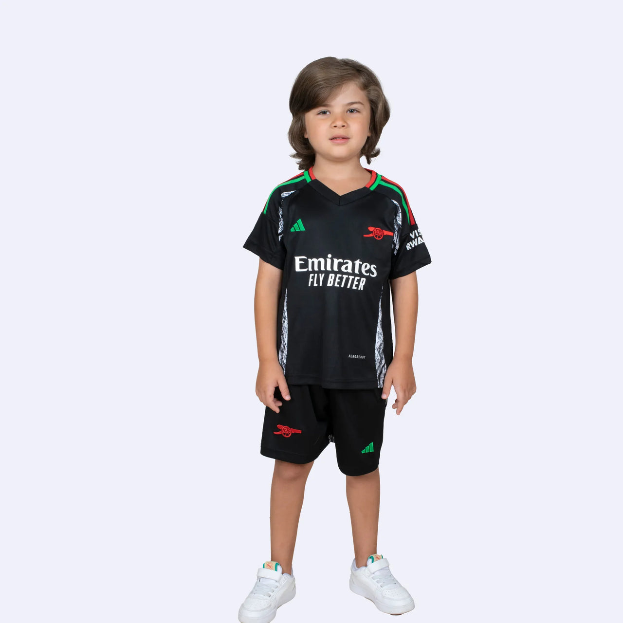 Arsenal Kids Football Kit 2024/25 Black Away