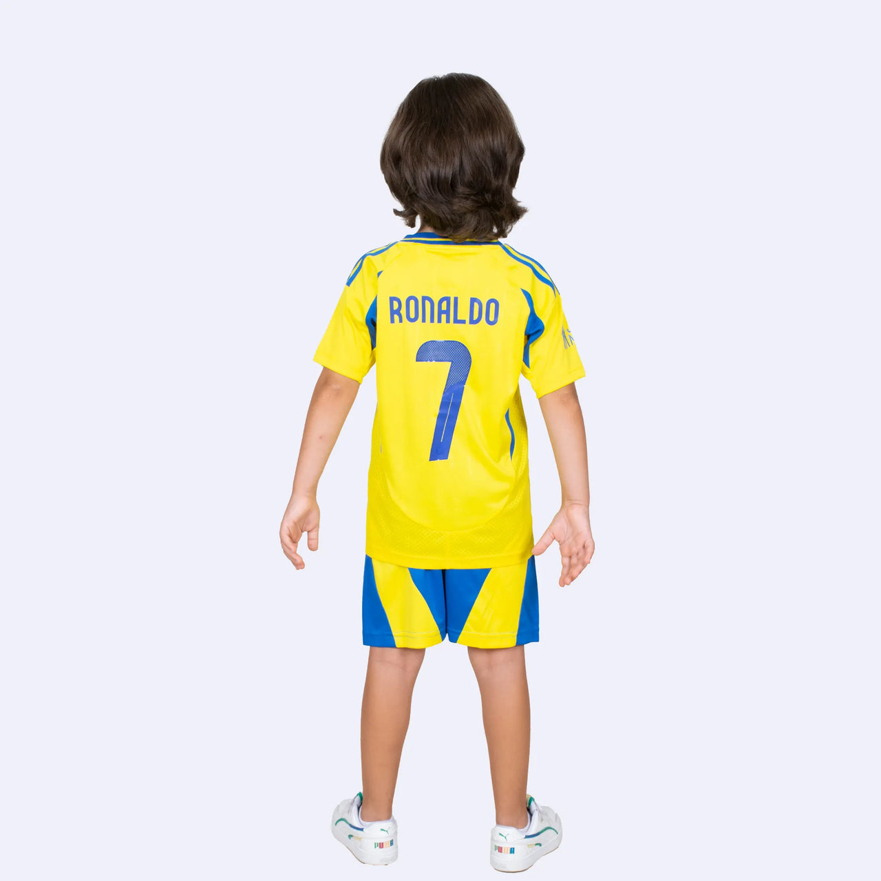 Ronaldo Kids Football Kit - Al Nassr - Yellow 2025 Home