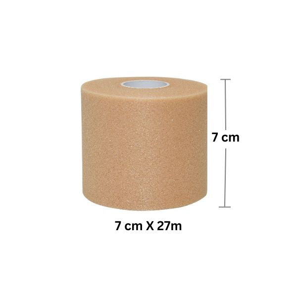 Skin Colour Pre-Wrap Headband – Secure Fit for Focused Play (4 Rolls)