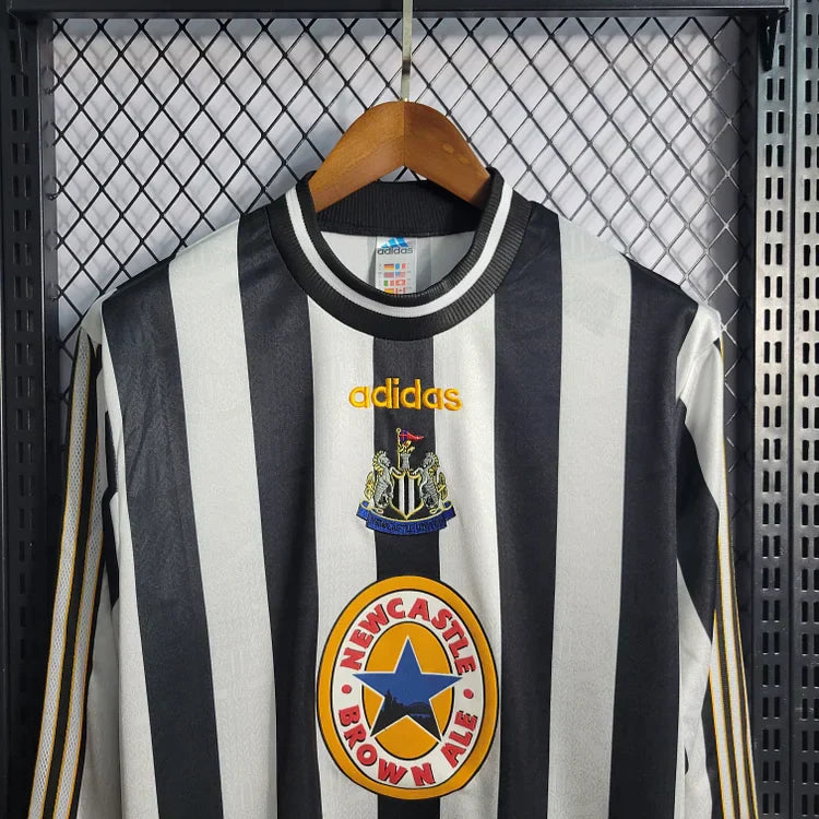 1995-1997 Newcastle United Retro Long Sleeve Home Shirt