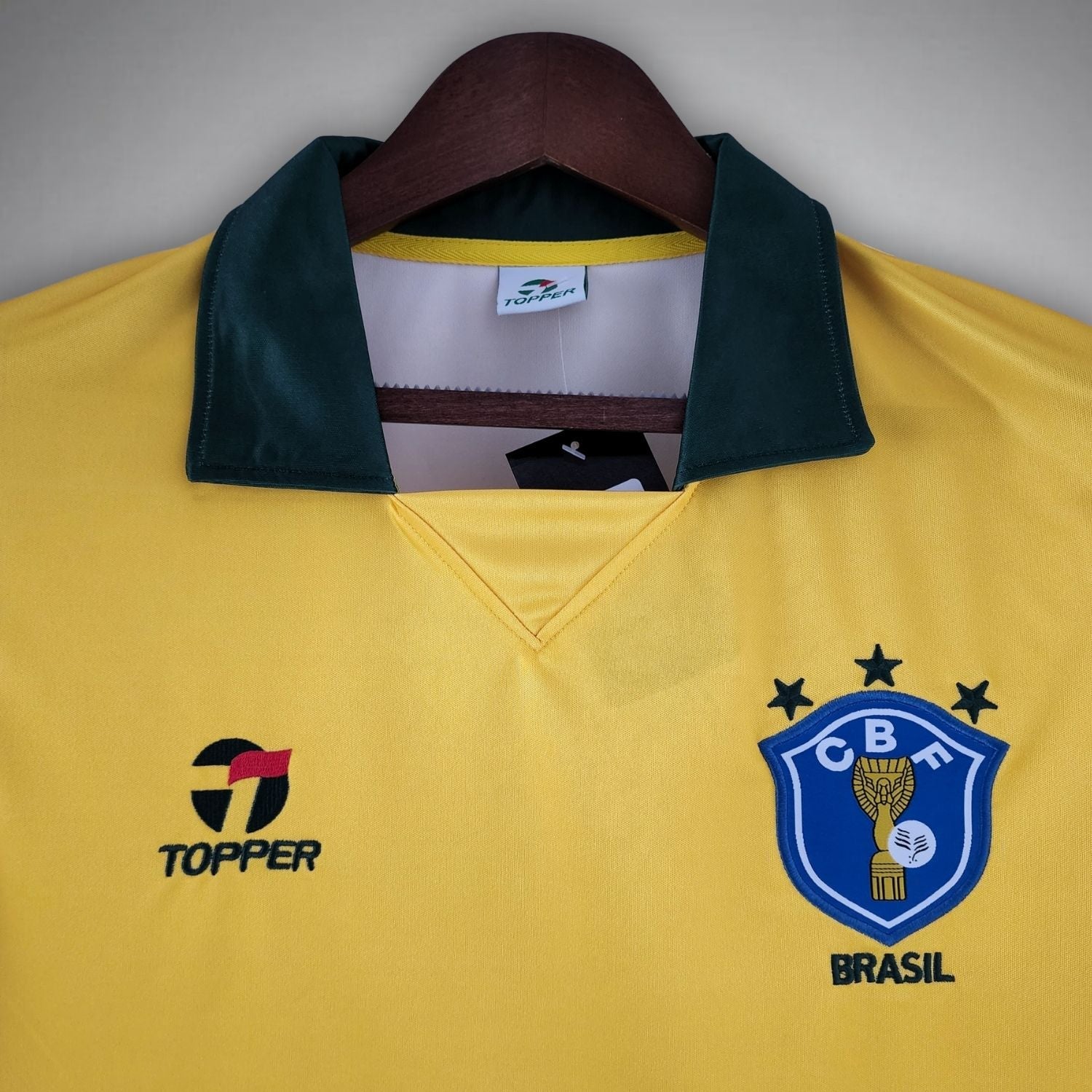 1986 Brazil Retro Home Shirt