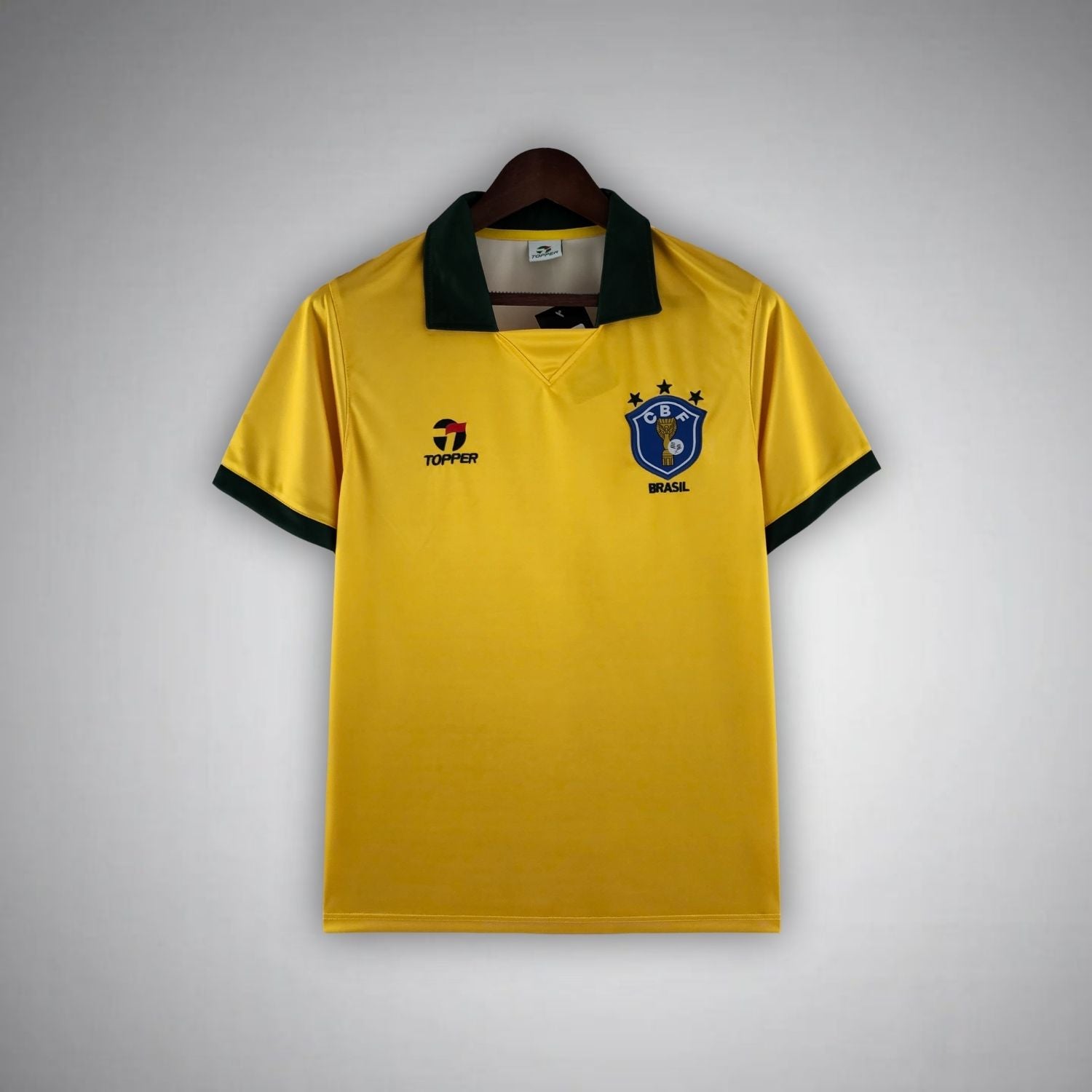 1986 Brazil Retro Home Shirt