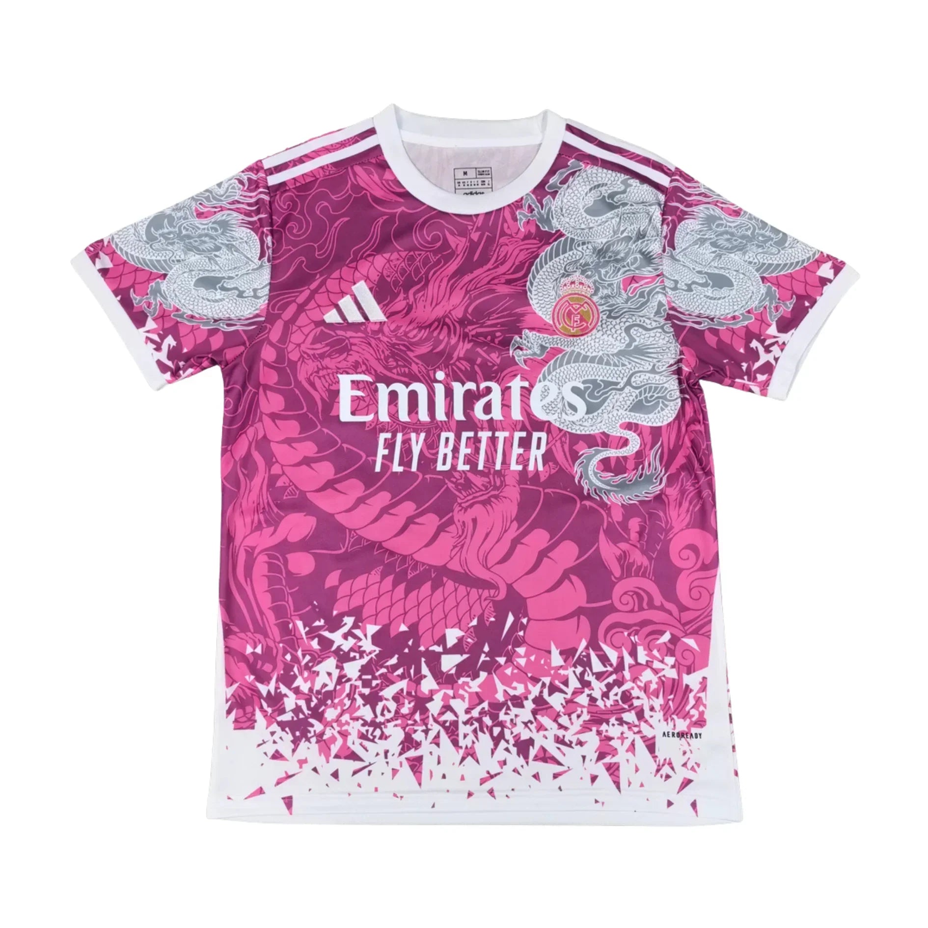 2026 Real Madrid Pink Dragon Shirt