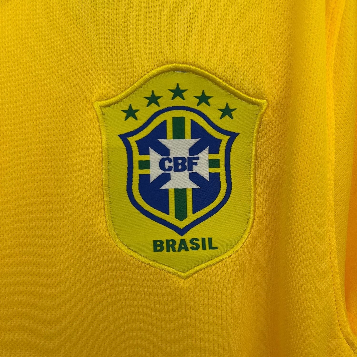 2006 Brazil Retro Home Shirt