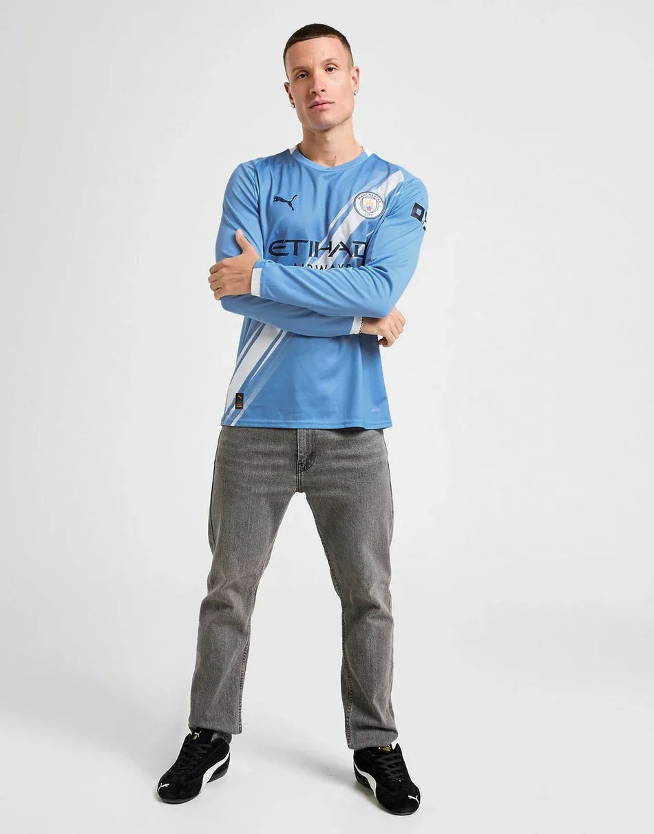 2025/26 Manchester City Long Sleeve Home Shirt