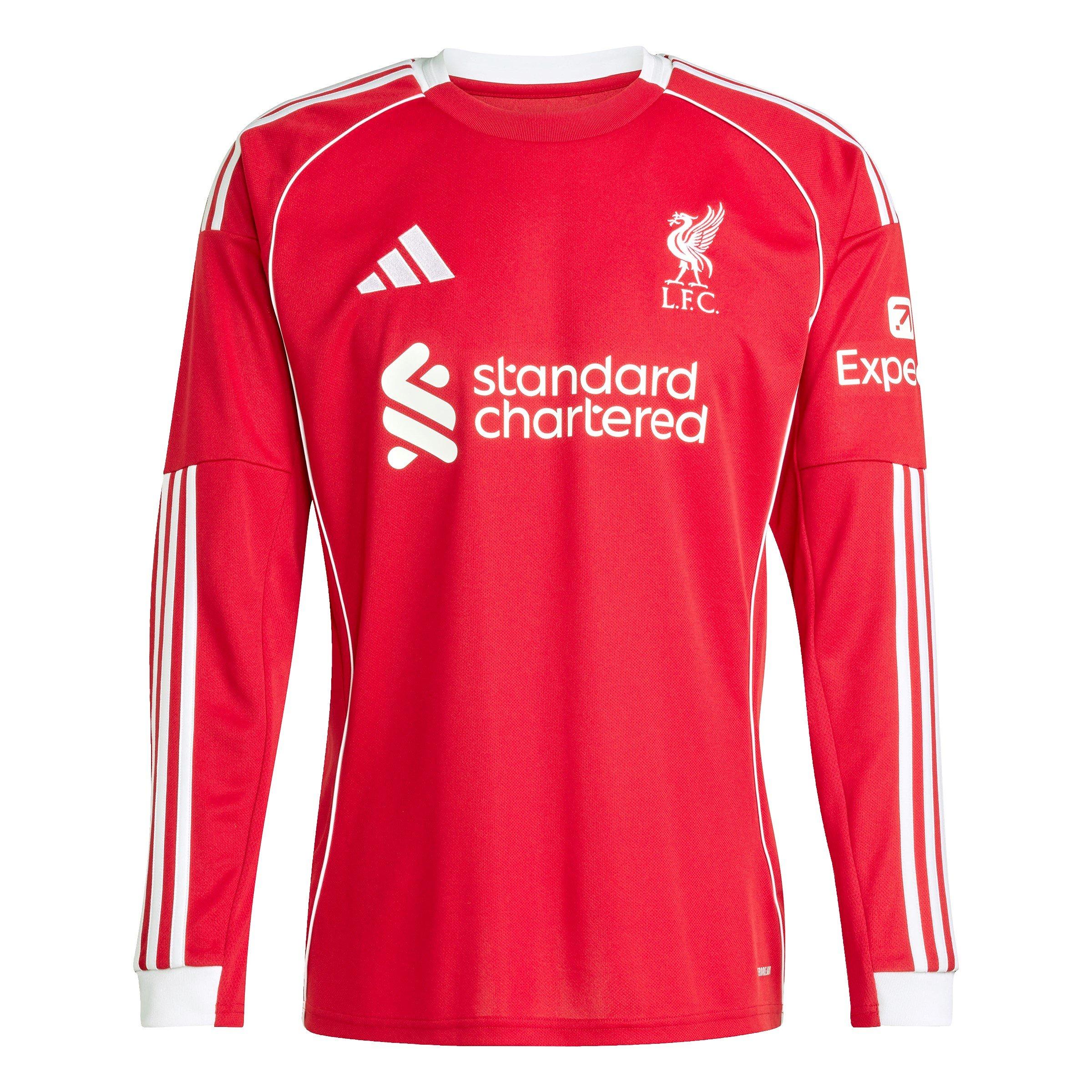 25/2026 Liverpool Long Sleeve Home Shirt