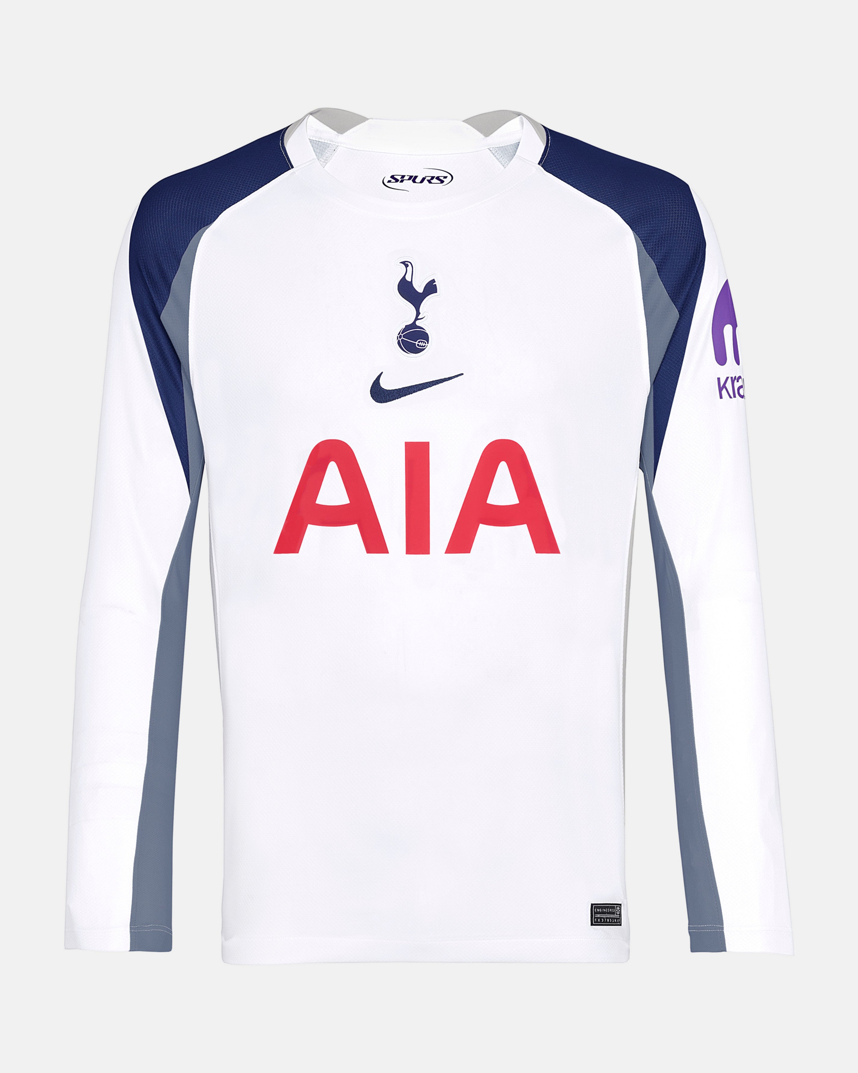 2025/26 Tottenham Hotspur Long Sleeve Home Shirt