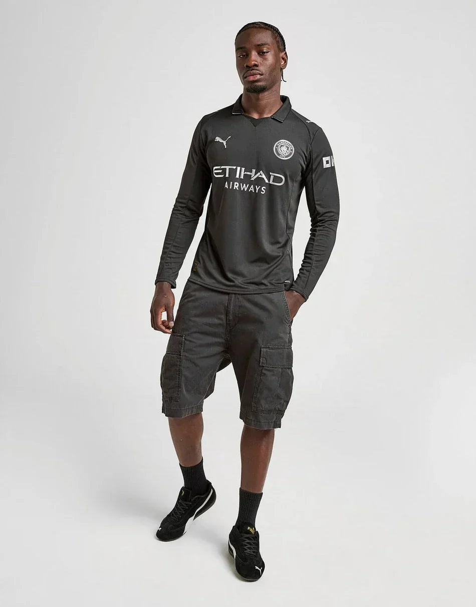 2025/26 Manchester City Long Sleeve Away Shirt