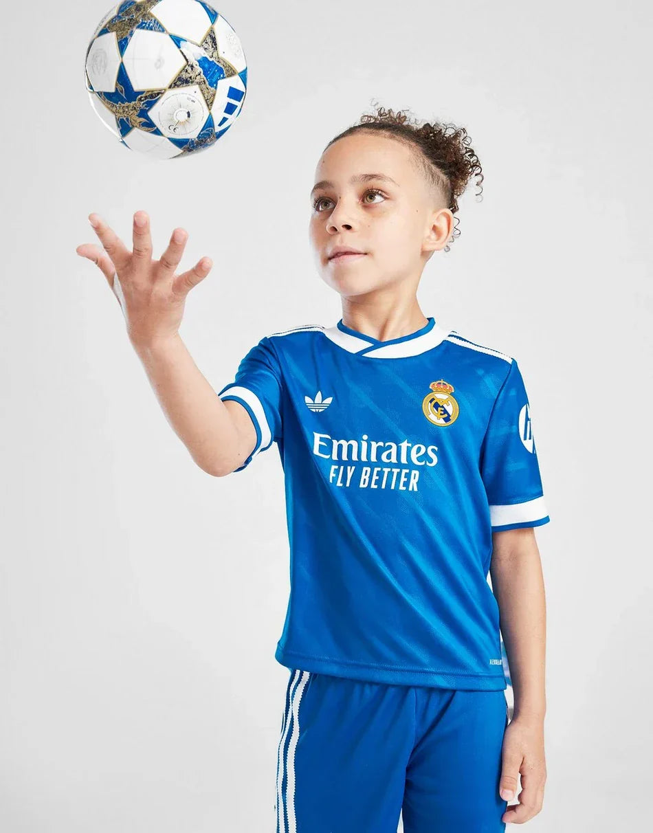 2025/26 Real Madrid Kids Football Shirt Third