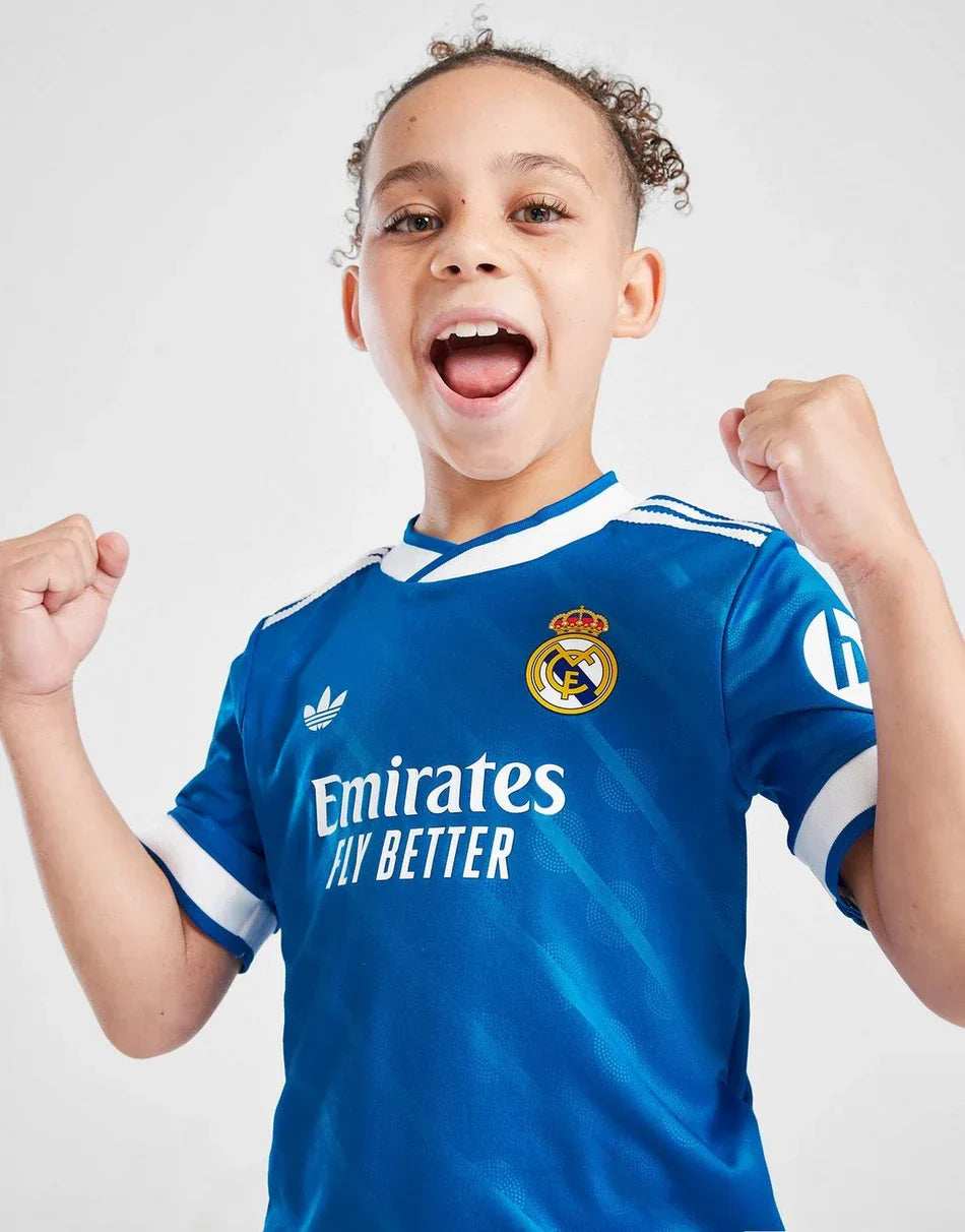 2025/26 Real Madrid Kids Football Shirt Third
