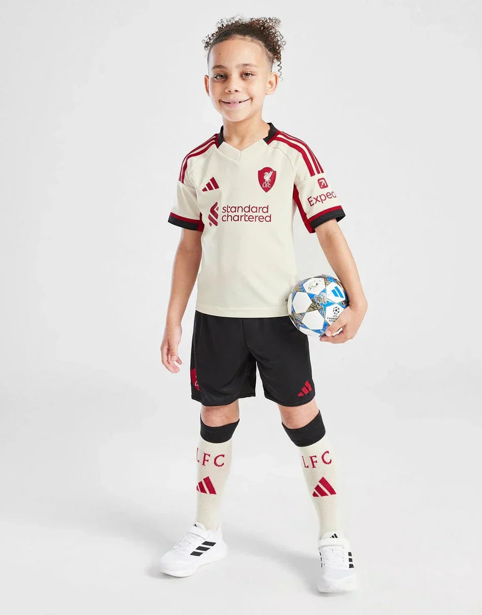 25-2026 Liverpool Away Kids Football Kit