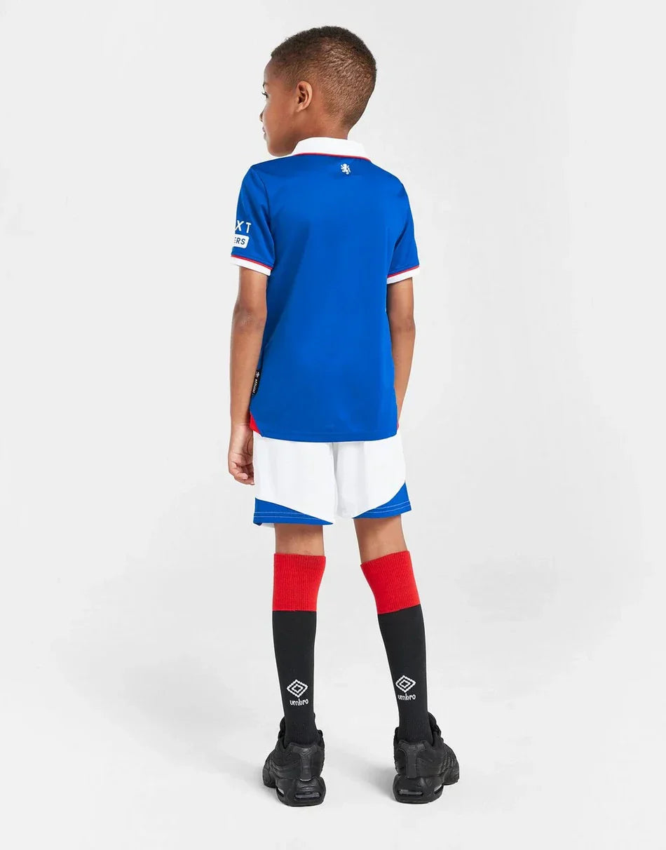 2025-26 Rangers FC Home Kids Kit