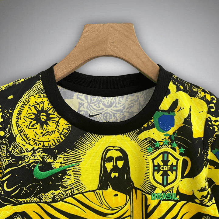 Brazil Jesus Kids Yellow Shirt