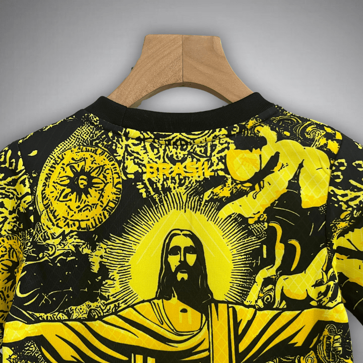 Brazil Jesus Kids Yellow Shirt