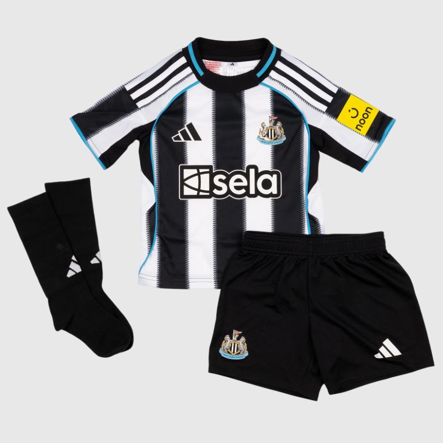 2025-26 Newcastle Home Kids Football Kit
