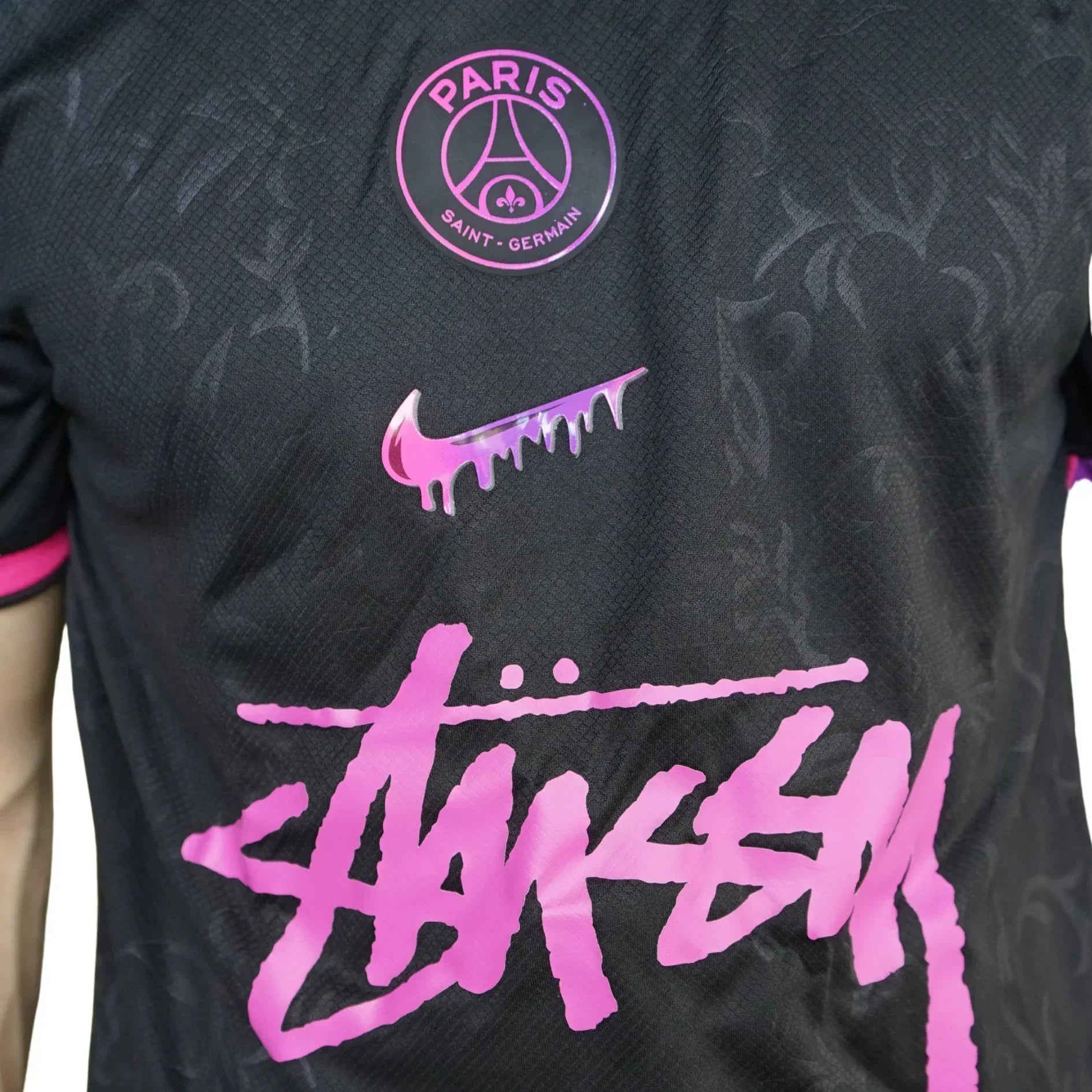 Stussy PSG Paris Noir Shirt