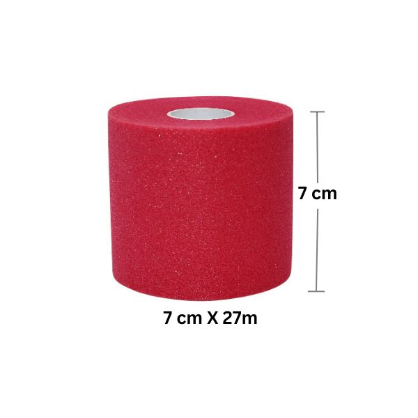 Magenta Pre-Wrap Headband – Trendy & Secure (4 Rolls)