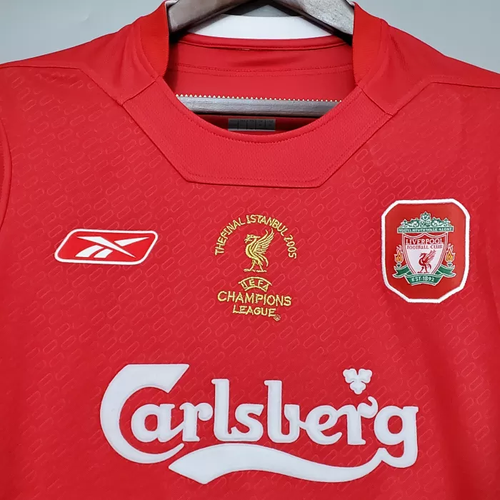 2004/2005 Liverpool Home Retro Shirt Champions League Final
