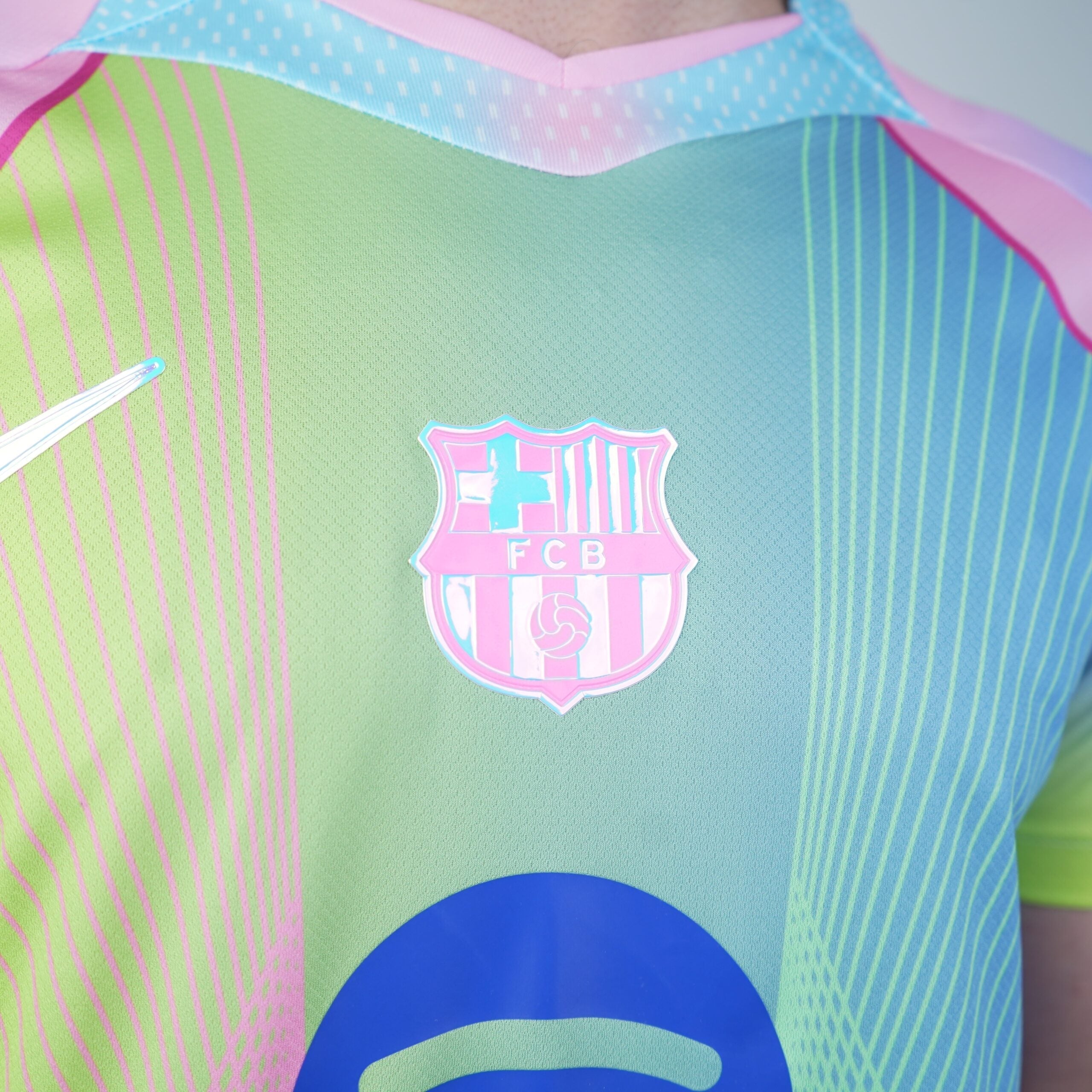 2025/26 FC Barcelona Vortex Shirt - Player Version
