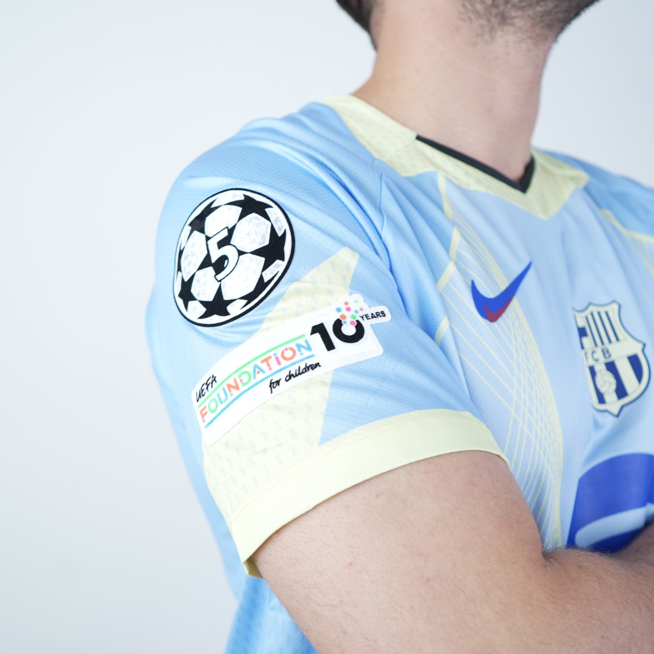 2025/26 FC Barcelona Calm Sea Shirt - Player Version