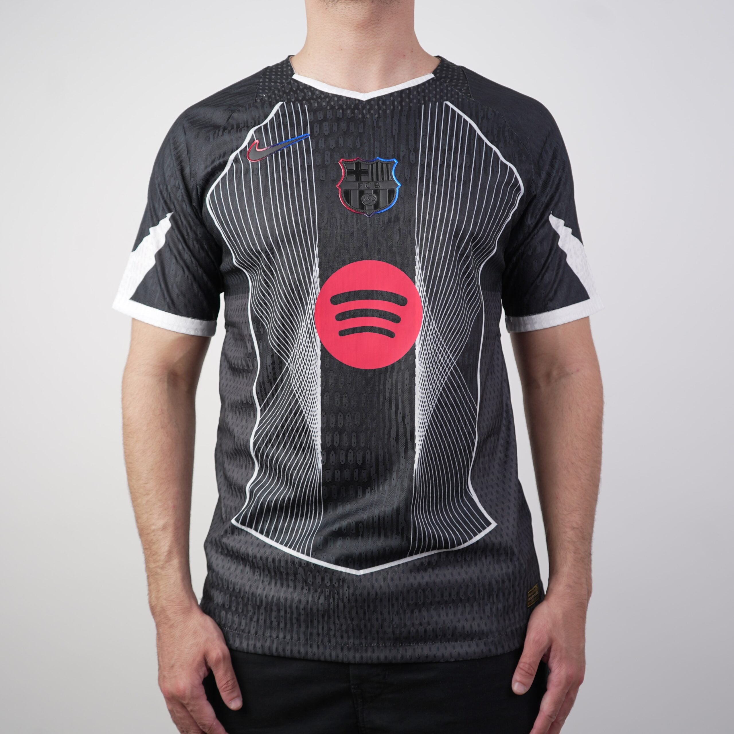 2025/26 FC Barcelona Black Darkness Shirt - Player Version