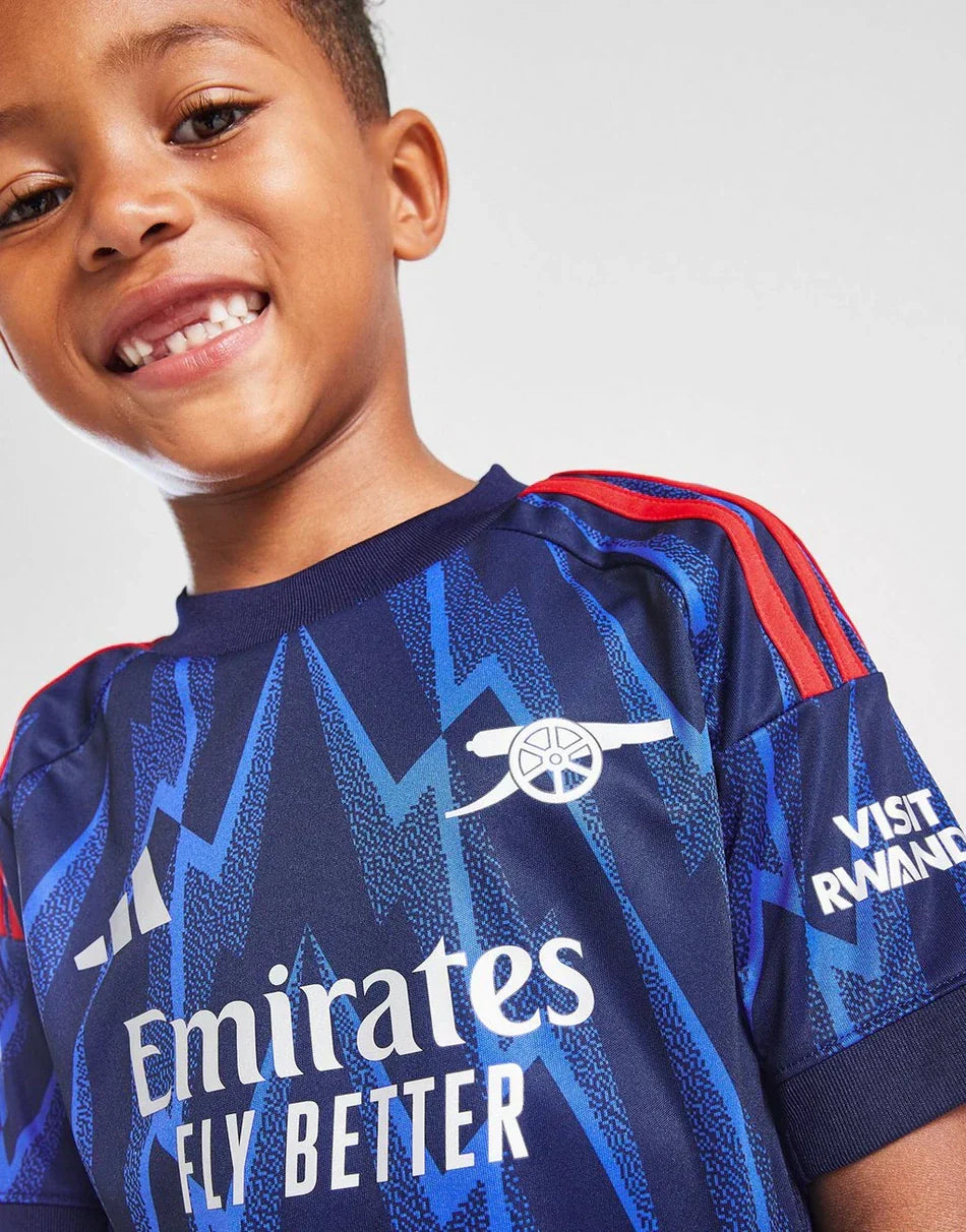 2025/26 Arsenal Kids Football Kit Away