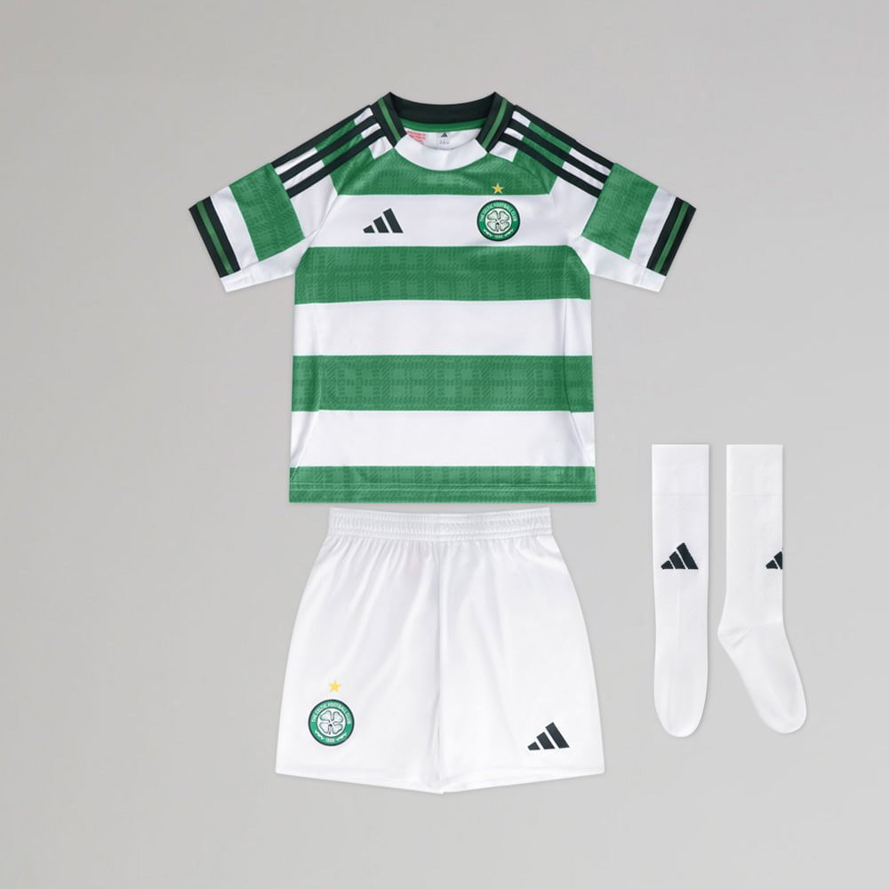2025/26 Celtic Kids Football Kit Home