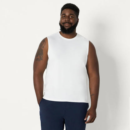 Amazon Essentials Men's Active Quick Dry Tech Stretch Lightweight Sleeveless Muscle Shirt