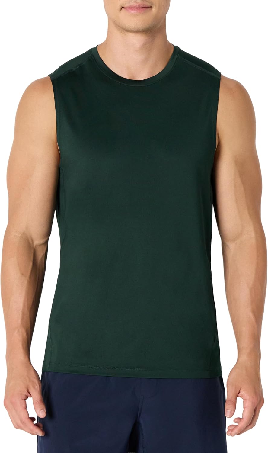 Amazon Essentials Men's Active Quick Dry Tech Stretch Lightweight Sleeveless Muscle Shirt