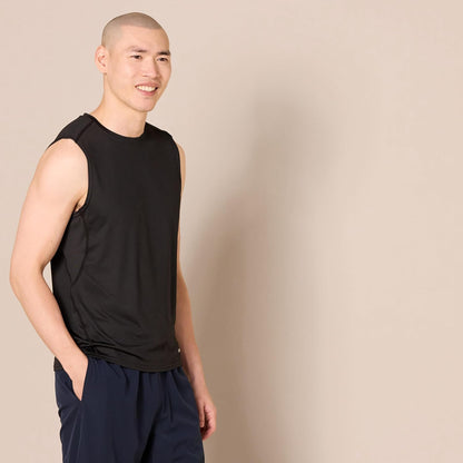 Amazon Essentials Men's Active Quick Dry Tech Stretch Lightweight Sleeveless Muscle Shirt
