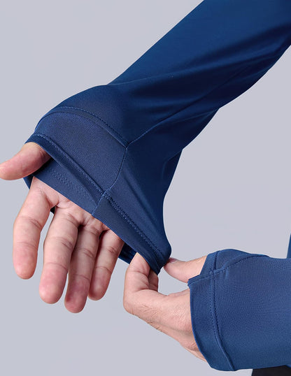 Liberty Imports Men's Athletic Long Sleeve T Shirts with Thumbholes T-Shirt (Pack of 3)