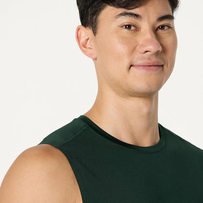 Amazon Essentials Men's Active Quick Dry Tech Stretch Lightweight Sleeveless Muscle Shirt