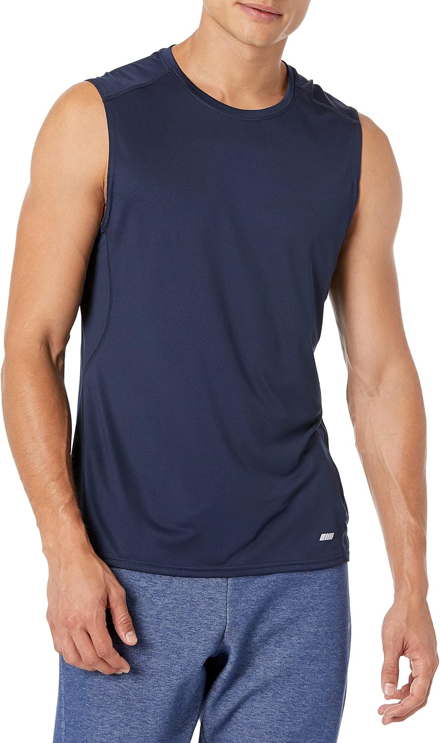 Amazon Essentials Men's Active Quick Dry Tech Stretch Lightweight Sleeveless Muscle Shirt
