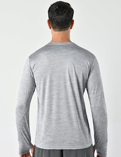 Liberty Imports Men's Athletic Long Sleeve T Shirts with Thumbholes T-Shirt (Pack of 3)