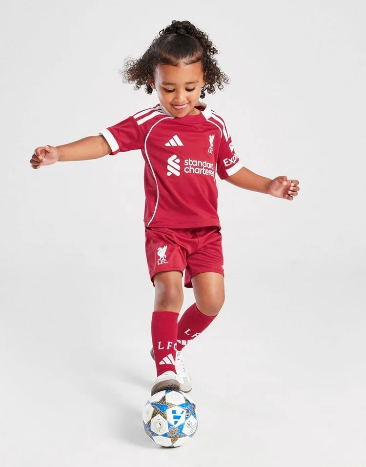 25-2026 Liverpool Home Kids Football Kit