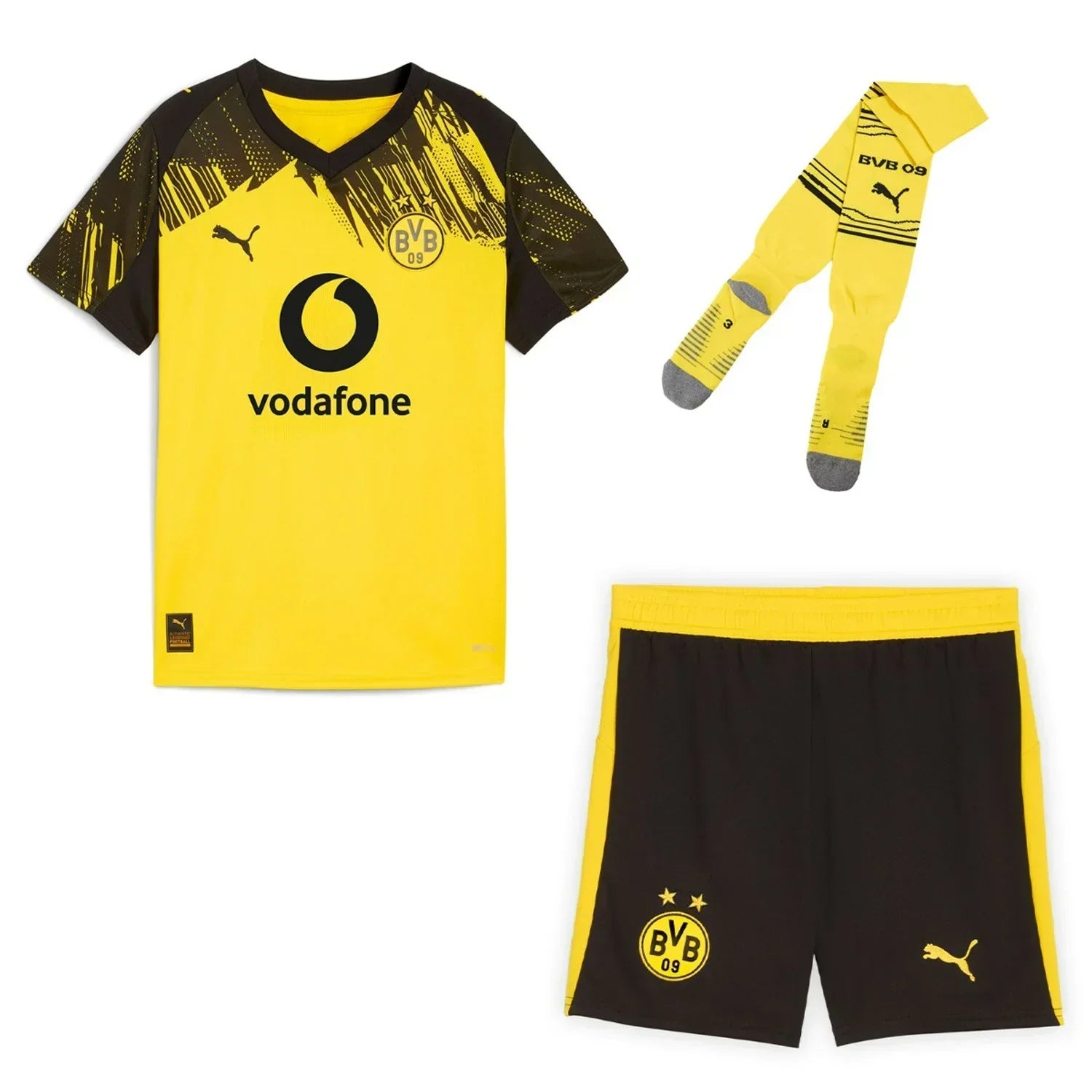 2025/26 Borussia Dortmund Home Kids Kit