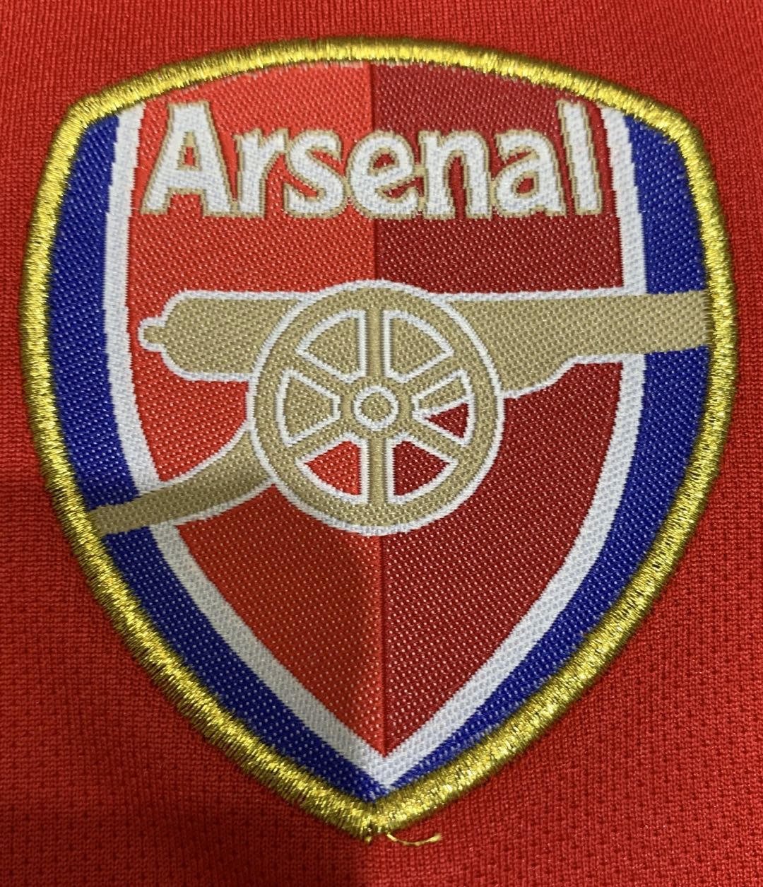 Arsenal Long Sleeve Home Shirt - 2002/03
