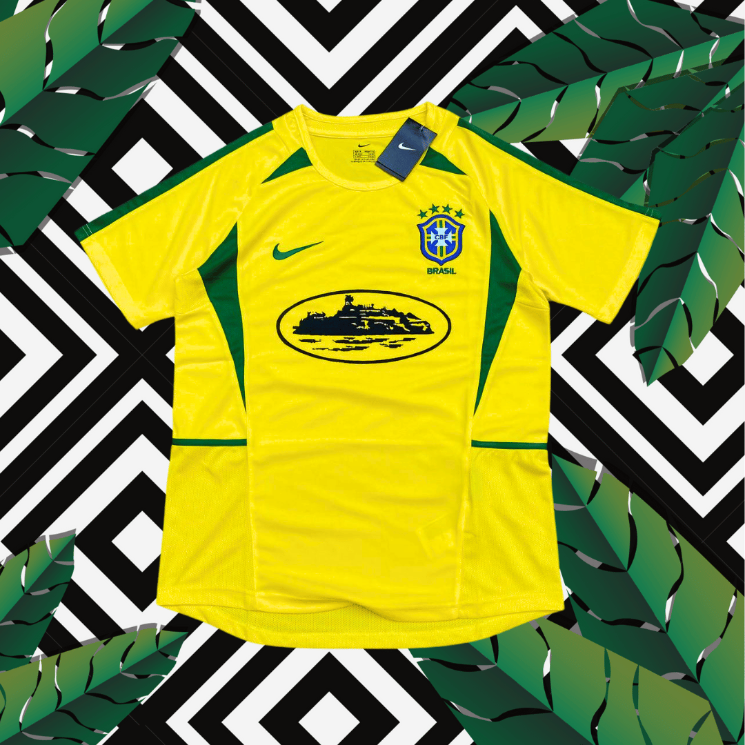 Corteiz Brazil Shirt - Retro 2002 World Cup Edition