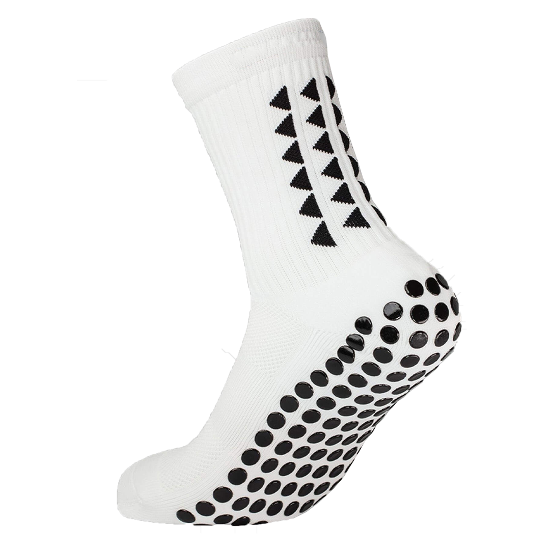 Pure White Grip Socks for Kids – Elegant & Secure for Every Move