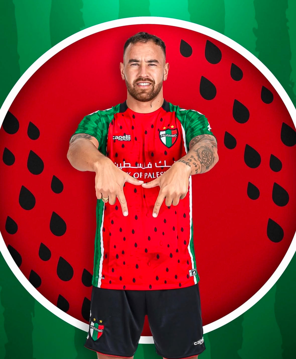 Palestino Watermelon Shirt - Palestine 2025/26