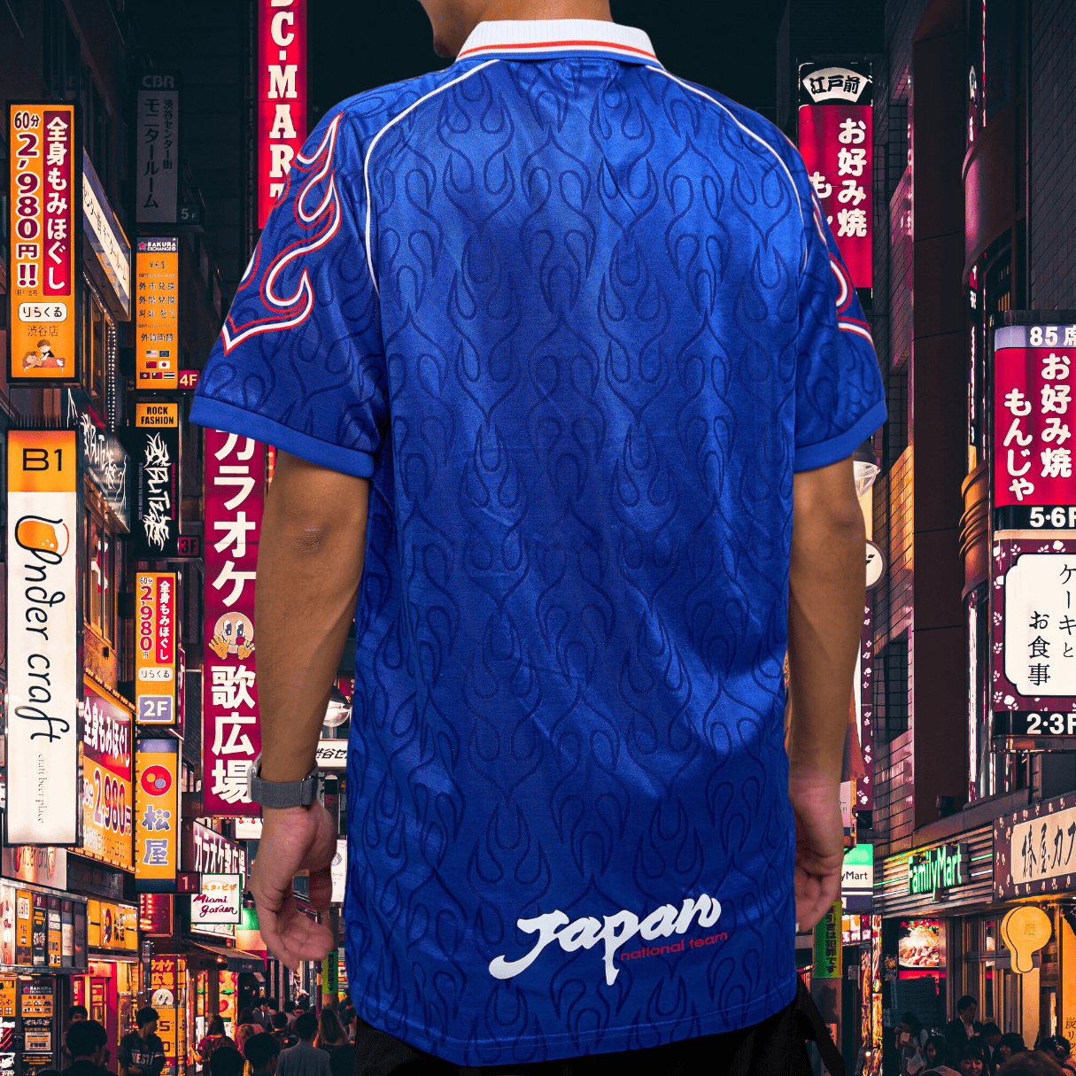 Japan Retro Shirt 1998 World Cup Blue Home