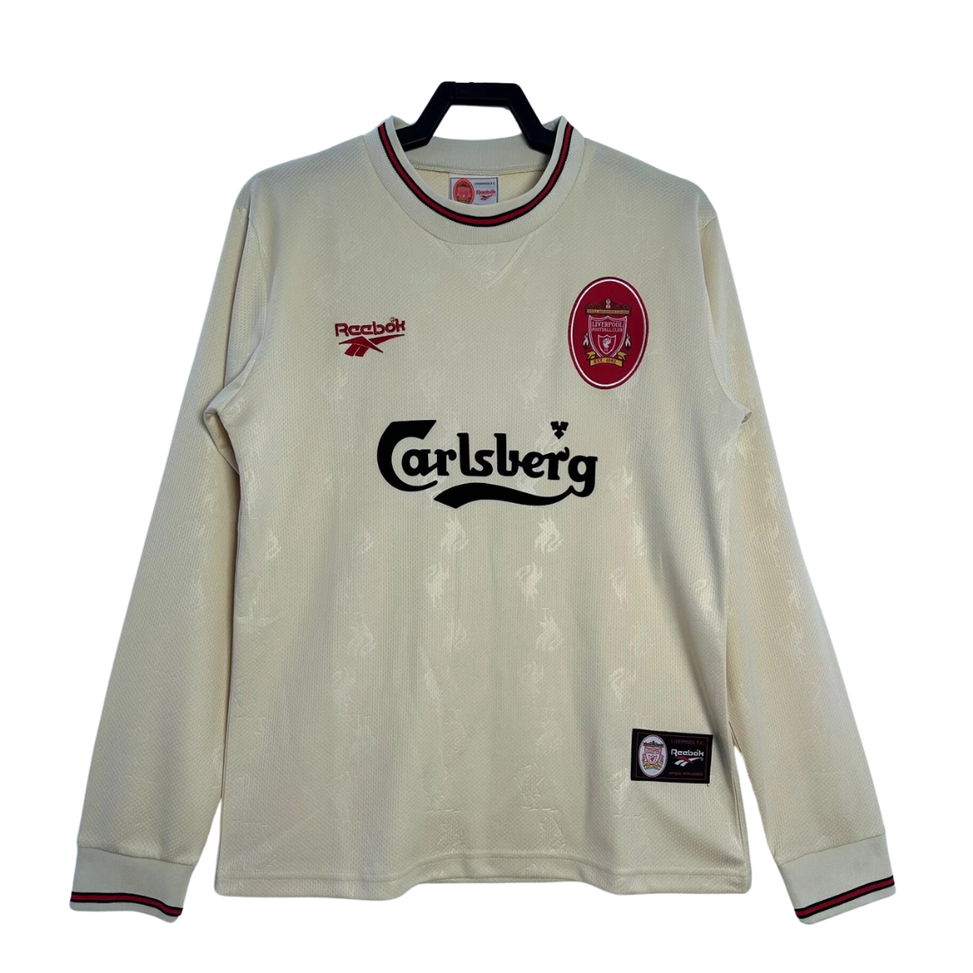 Liverpool Long Sleeve Shirt Away - 1996-97