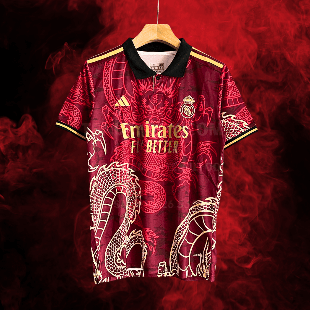 Real Madrid Dragon Shirt - Red Dragon De Fuego (Red Dragon)