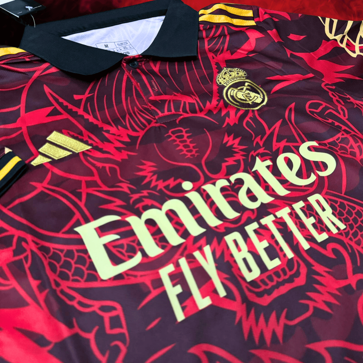 Real Madrid Dragon Shirt - Red Dragon De Fuego (Red Dragon)