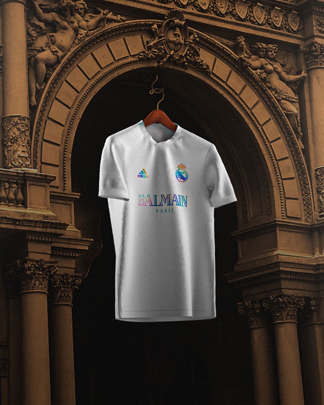 Balmain Real Madrid Shirt - White
