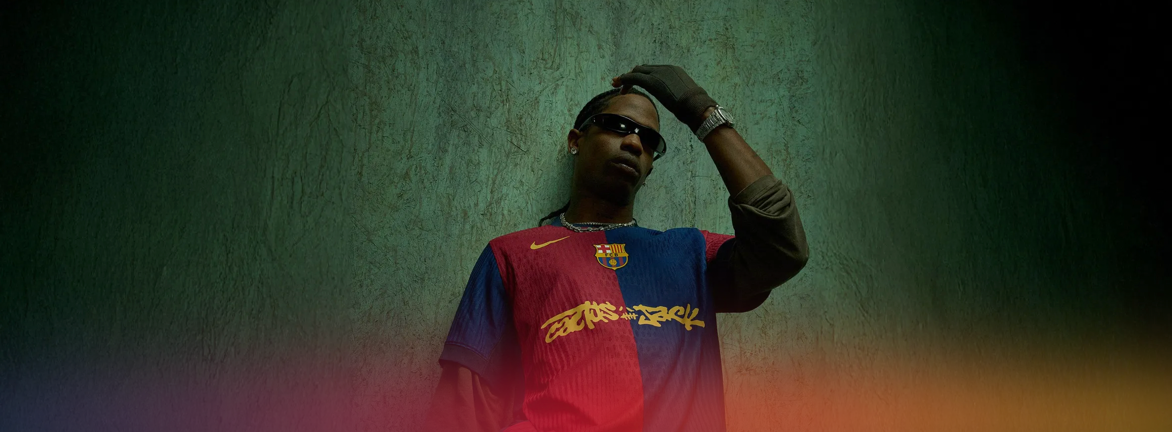 FC Barcelona Travis Scott Shirt – El Clásico Home (Player Version)