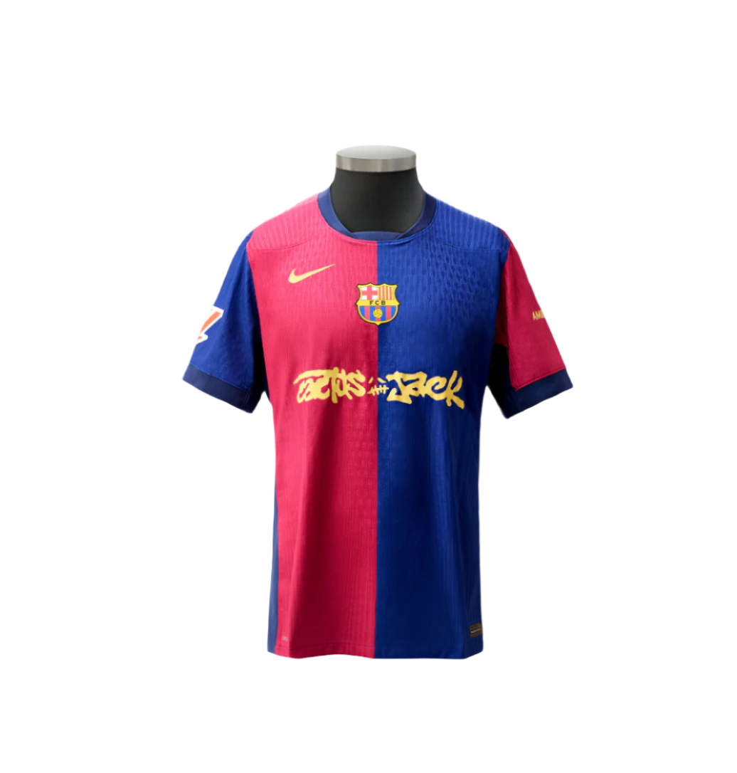 FC Barcelona Travis Scott Shirt – El Clásico Home (Player Version)