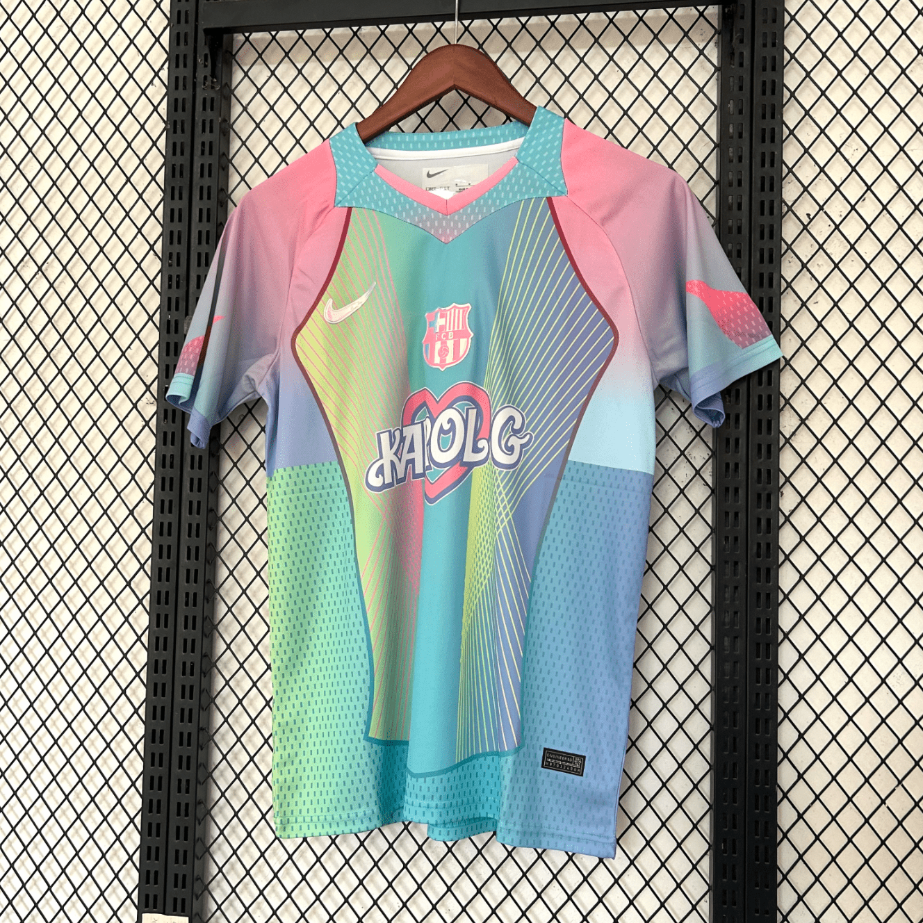 Barcelona Karol G Light Blue Special Edition Shirt